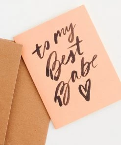 Daydream Prints To My Best Babe Card New