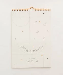 Wilde House Paper 2021 Intentional Wall Calendar New