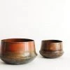47th & Main Aged Copper Planters New