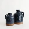 47th & Main Anissa Navy Distressed Jug Vase