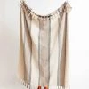 Bloomingville Floyd Recycled Cotton Stripe Throw New