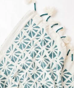 Peking Handicraft New Mid Century Woven Throw