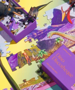 Piecework Puzzles Dino Discotheque 100pc Puzzle New