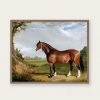 Lone Fox "A Clydesdale Stallion" Art Paint
