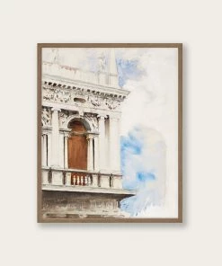 Lone Fox "A Corner Of The Library In Venice" Art Print Best Sellers