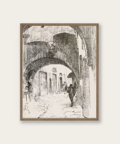 Lone Fox Best Sellers "Arches, Via Strozzi" Art Print