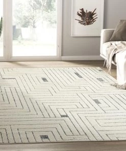 Lone Fox New Geo Rug