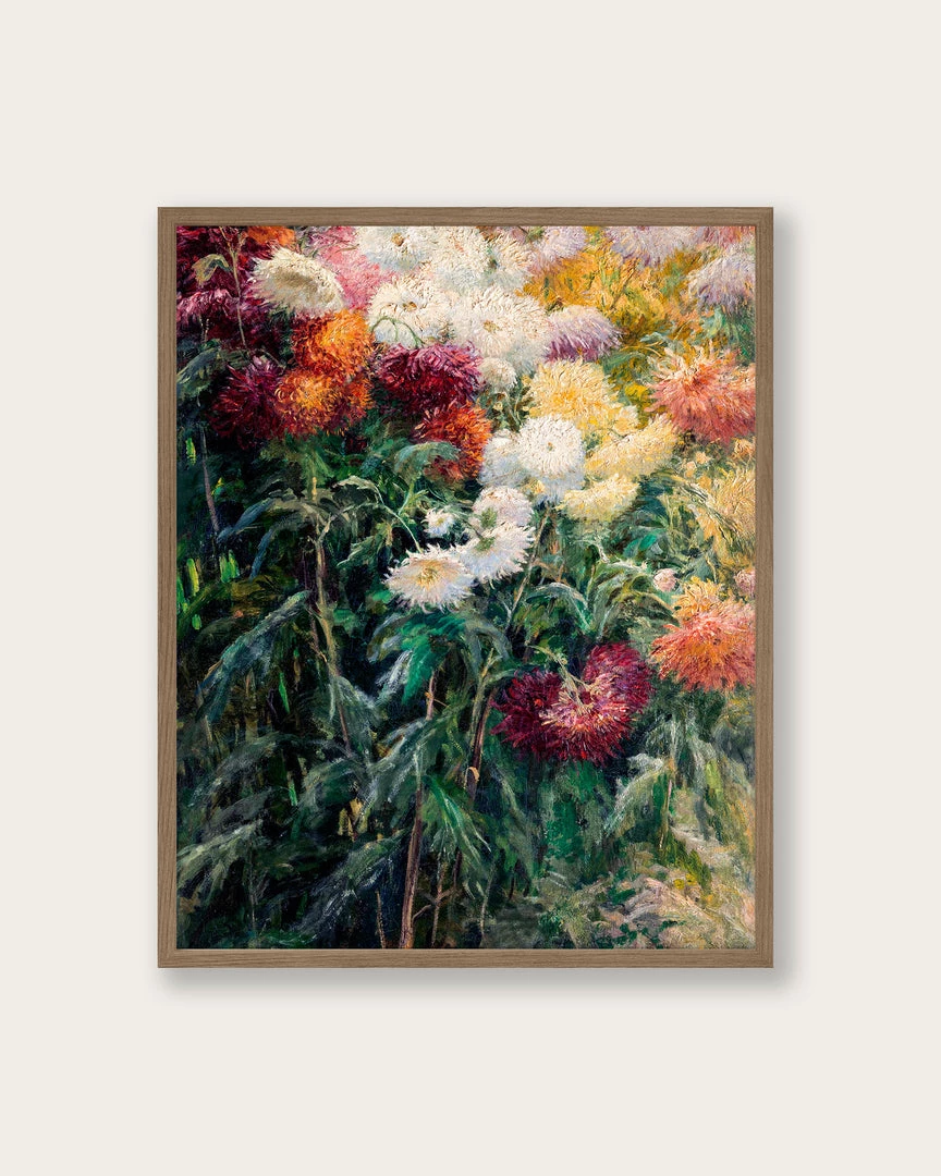 Lone Fox Best Sellers "Chrysanthemums In The Garden At Petit–Gennevilliers" Art Print 3 Lone Fox Best Sellers "Chrysanthemums In The Garden At Petit–Gennevilliers" Art Print