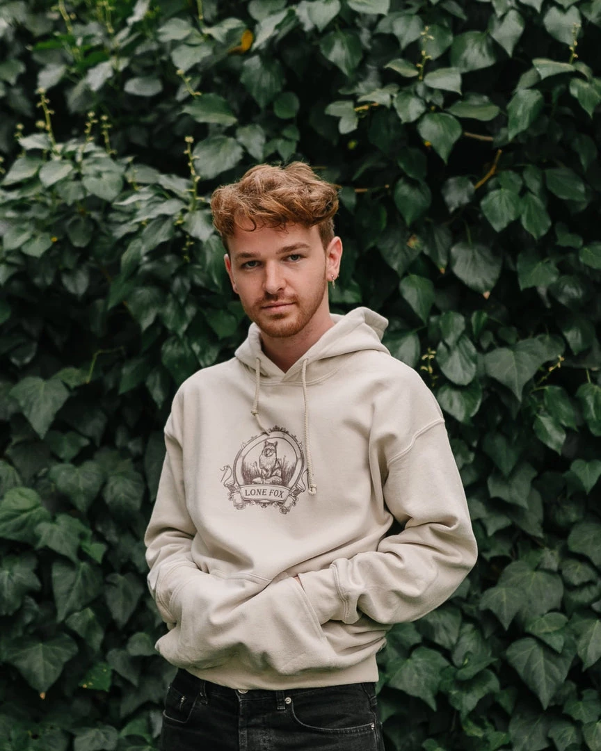 Lone Fox LF Heritage Sand Hoodie 6 Lone Fox LF Heritage Sand Hoodie