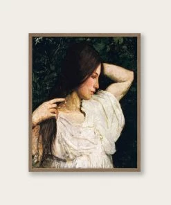 Lone Fox "Girl Arranging Her Hair" Art Print