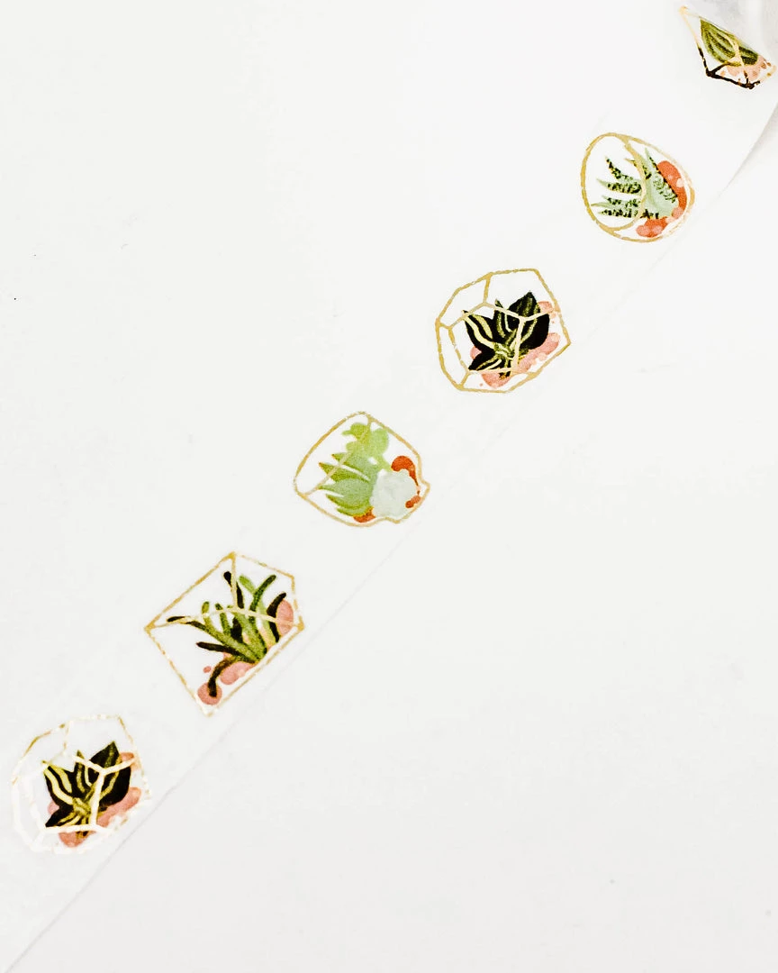 Lone Fox Diy Gold Terrarium Washi Tape 3 Lone Fox Diy Gold Terrarium Washi Tape