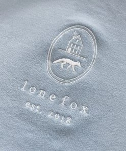Lone Fox Embroidered Logo Hoodie - Black 7 Lone Fox Embroidered Logo Hoodie - Black