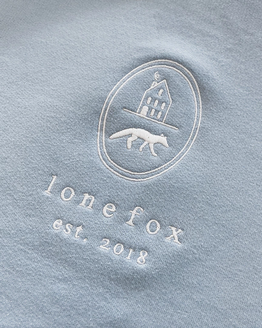 Lone Fox Embroidered Logo Hoodie - Black 5 Lone Fox Embroidered Logo Hoodie - Black