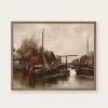 Lone Fox "In The Harbour" Art Print