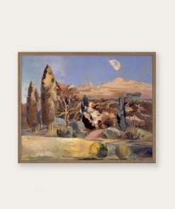 Lone Fox Best Sellers "Landscape Of The Moon's First Quarter" Art Print