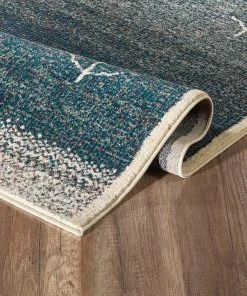 Lone Fox New Kaya Blue Southwestern Rug