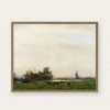 Lone Fox Best Sellers "Meadow Landscape On The Spaarne" Art Print