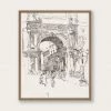 Lone Fox "Piazza Vittorio Emanuele" Art Print