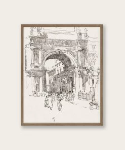 Lone Fox "Piazza Vittorio Emanuele" Art Print