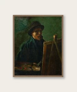 Lone Fox "Self-Portrait With Dark Felt Hat At The Easel" Art Print Best Sellers