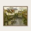 Lone Fox Best Sellers "Small Town Near La Panne" Art Print