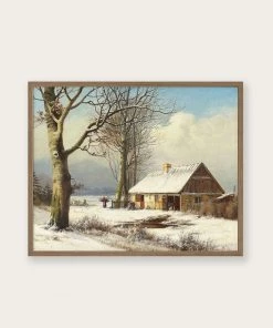 Lone Fox Best Sellers "Snowy Morning" Art Print