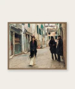 Lone Fox "Street In Venice" Art Print Best Sellers