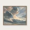 Lone Fox "Study Of Clouds With A Sunset Near Rome" Art Print