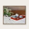 Lone Fox "Tea Service " Art Print Best Sellers