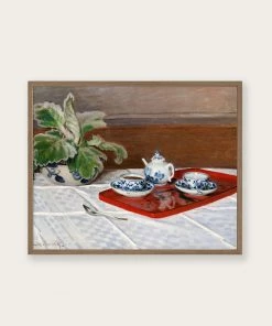 Lone Fox "Tea Service " Art Print Best Sellers
