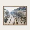Lone Fox Best Sellers "The Boulevard Montmartre On A Winter Morning" Art Print