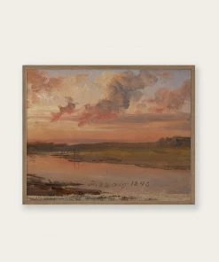 Lone Fox "The Elbe In The Evening" Art Print Best Sellers