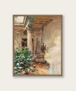 Lone Fox "The Patio" Art Print