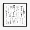 Lone Fox Tools Art Print Best Sellers