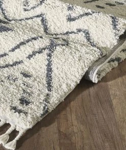 Lone Fox New Mikey Abstract Shag Rug