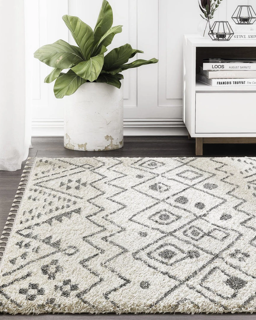 Lone Fox New Mikey Abstract Shag Rug 5 Lone Fox New Mikey Abstract Shag Rug