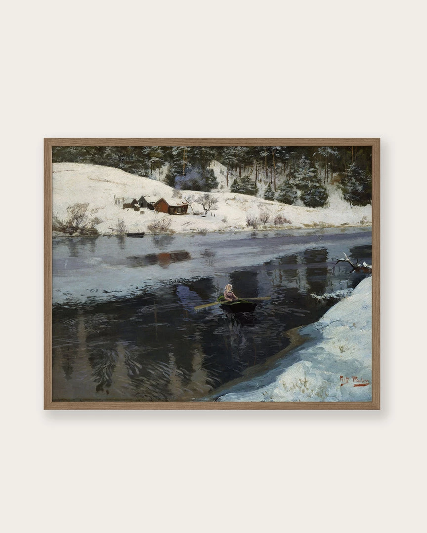 Lone Fox "Winter At The River Simoa" Art Print 3 Lone Fox "Winter At The River Simoa" Art Print