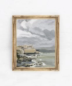 Lone Fox "Antibes Coast" Canvas Print