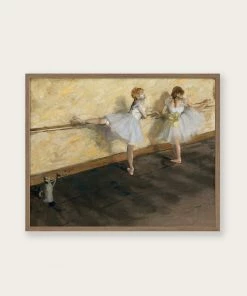 Lone Fox New "Dancers Practicing Barre" Art Print