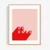 Lone Fox Be Bold Art Print New