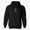 Lone Fox Embroidered Logo Hoodie - Black 1 Lone Fox Embroidered Logo Hoodie - Black