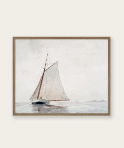 Lone Fox "Sailing Off Gloucester" Art Print