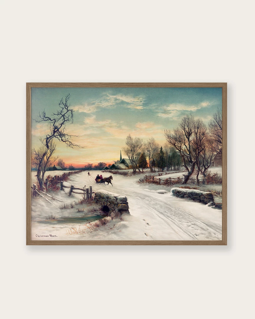 Lone Fox New "Christmas Morn" Art Print 3 Lone Fox New "Christmas Morn" Art Print