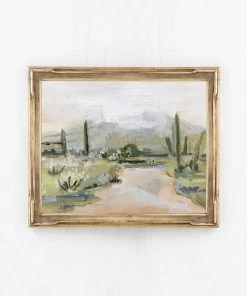 Lone Fox "Desert Rain" Canvas Print New