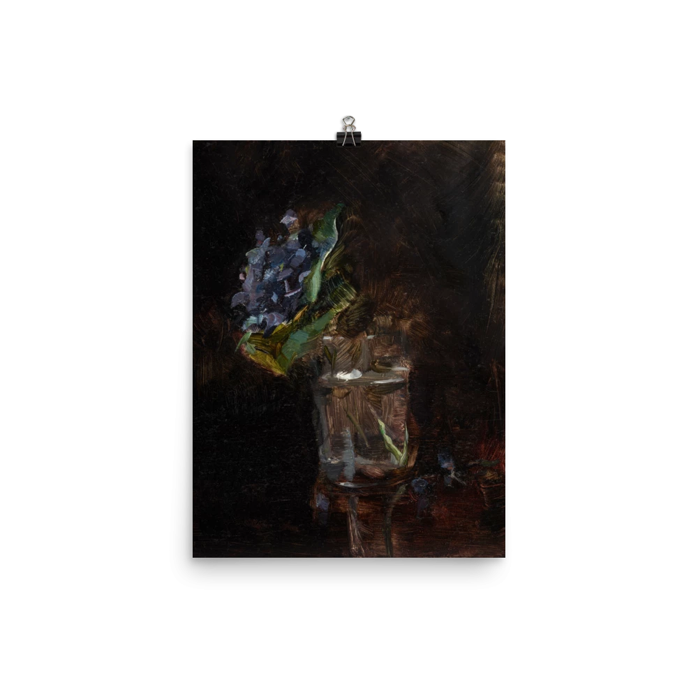 Lone Fox "Bouquet Of Violets In A Vase" Art Print 5 Lone Fox "Bouquet Of Violets In A Vase" Art Print