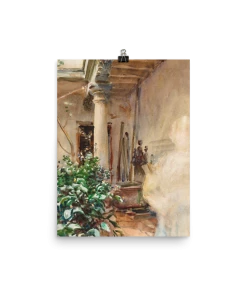 Lone Fox "The Patio" Art Print