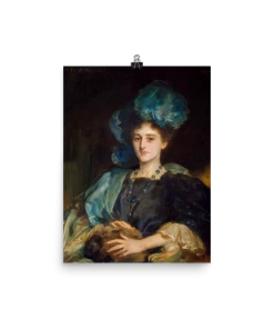 Lone Fox "Portrait Of Miss Katherine Elizabeth Lewis" Art Print Best Sellers