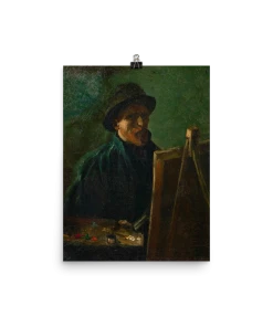 Lone Fox "Self-Portrait With Dark Felt Hat At The Easel" Art Print Best Sellers