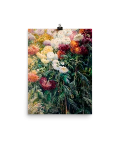 Lone Fox Best Sellers "Chrysanthemums In The Garden At Petit–Gennevilliers" Art Print 8 Lone Fox Best Sellers