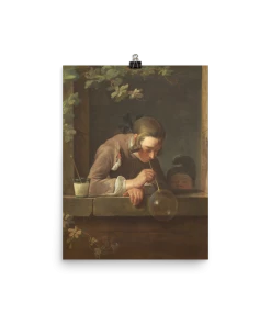 Lone Fox "Soap Bubbles" Art Print